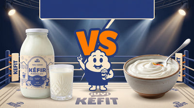 Kéfir vs yogur — comparativa de ¡UY! KEFIT